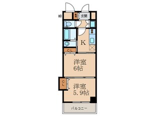 グランディ下曽根の物件間取画像